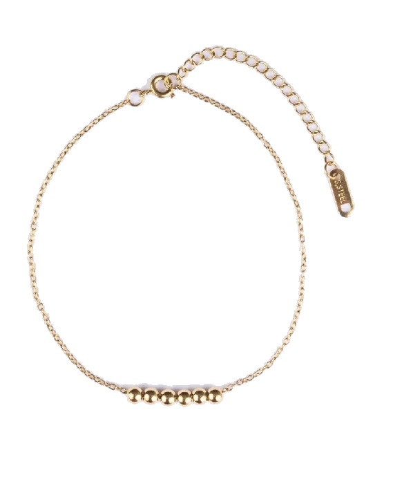 Emily Westwood Minimalistický pozlacený nákotník z&nbsp;oceli EWA250366G - Náramky Náramky na nohu