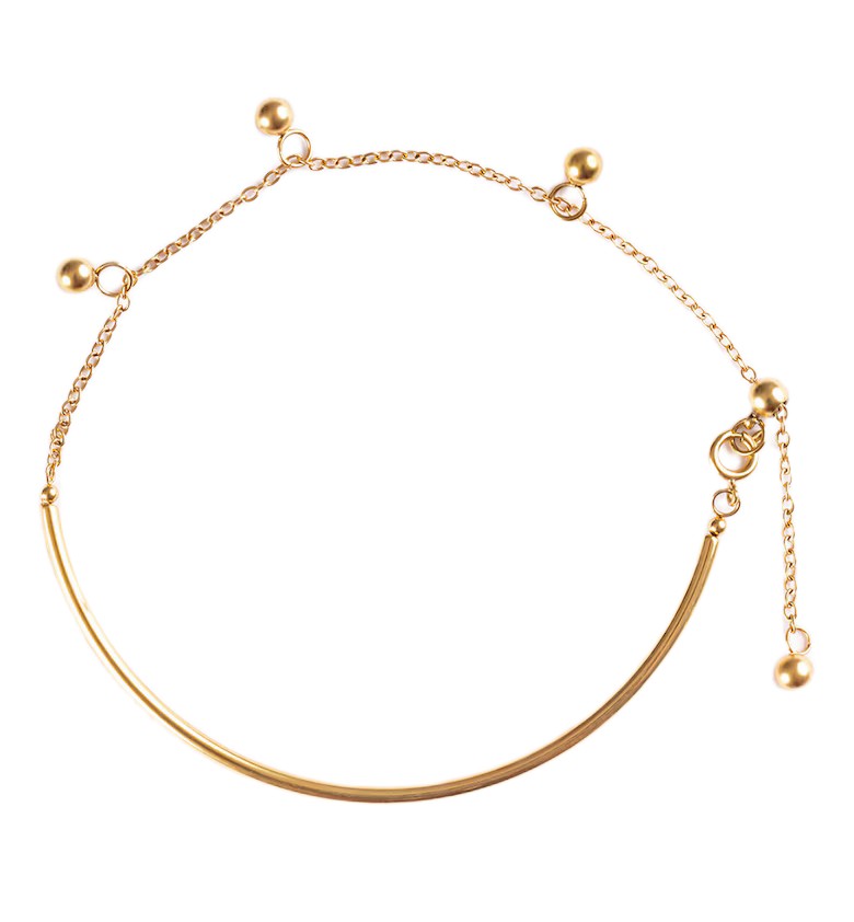 Emily Westwood Moderní pozlacený náramek pro ženy EWB250228G - Náramky Řetízkové náramky