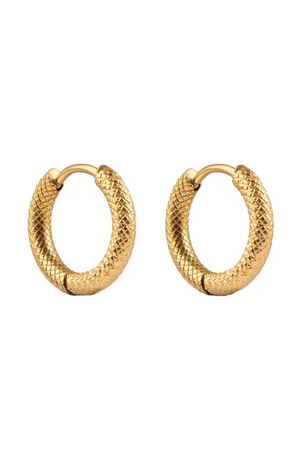 Emily Westwood Nadčasové pozlacené kruhy Melarose EWE250297G - Náušnice Kruhy