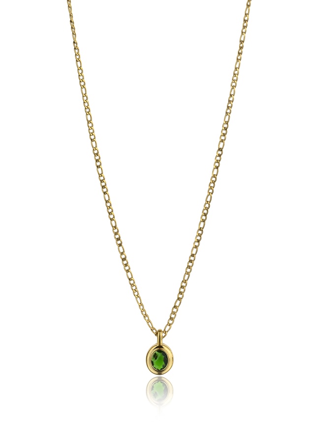 Emily Westwood Nadčasový pozlacený náhrdelník se zirkonem Laila EWN23090G - Náhrdelníky