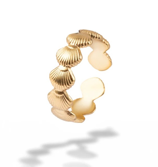 Emily Westwood Pozlacený otevřený prsten Ophelisse EWR250279G - Prsteny Otevřené prsteny