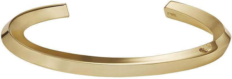 Emporio Armani Luxusní pevný pozlacený náramek EGS3102710 Emporio Armani Luxusní pevný pozlacený náramek EGS3102710 - Náramky Pevné náramky