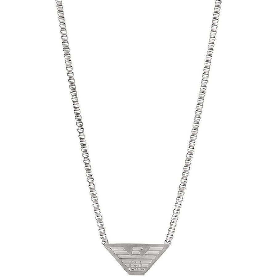 Emporio Armani Moderní ocelový náhrdelník s logem EGS2984040 - Náhrdelníky