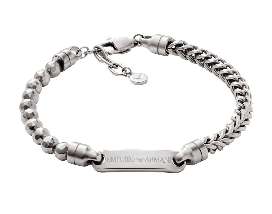 Emporio Armani Moderní pánský náramek z oceli EGS3181040