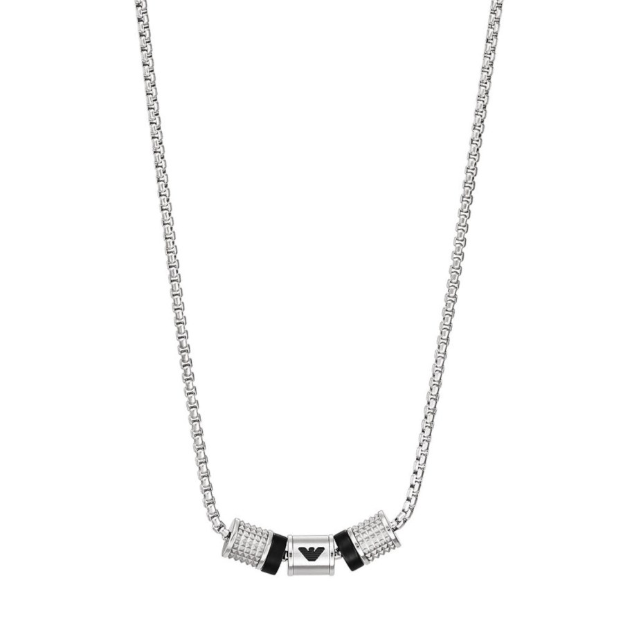 Emporio Armani Moderní pánský ocelový náhrdelník EGS2998040 - Náhrdelníky