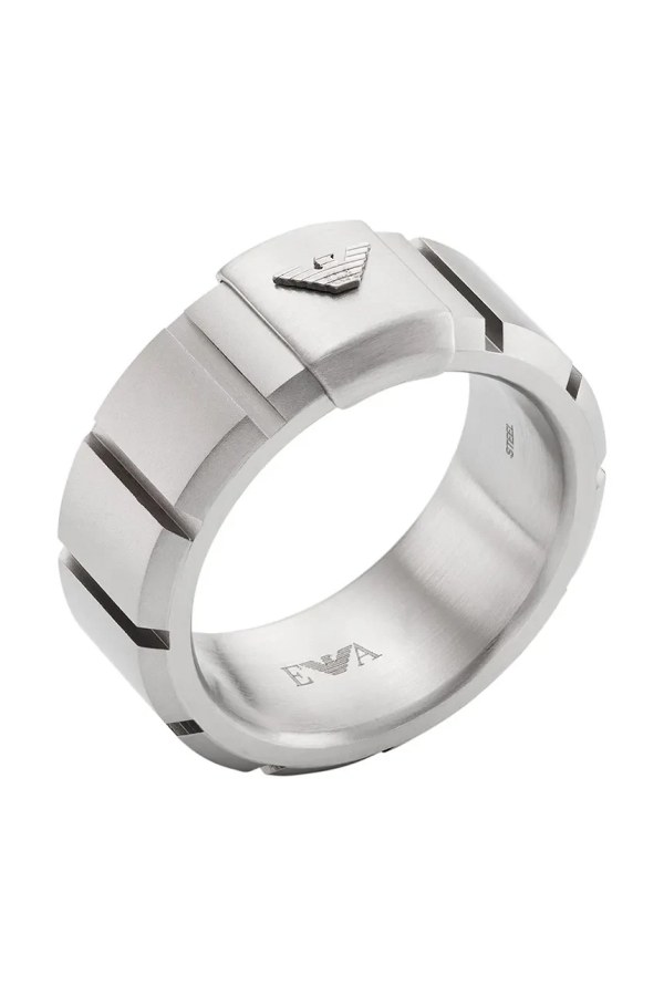 Emporio Armani Módní ocelový prsten EGS3081040 64 mm