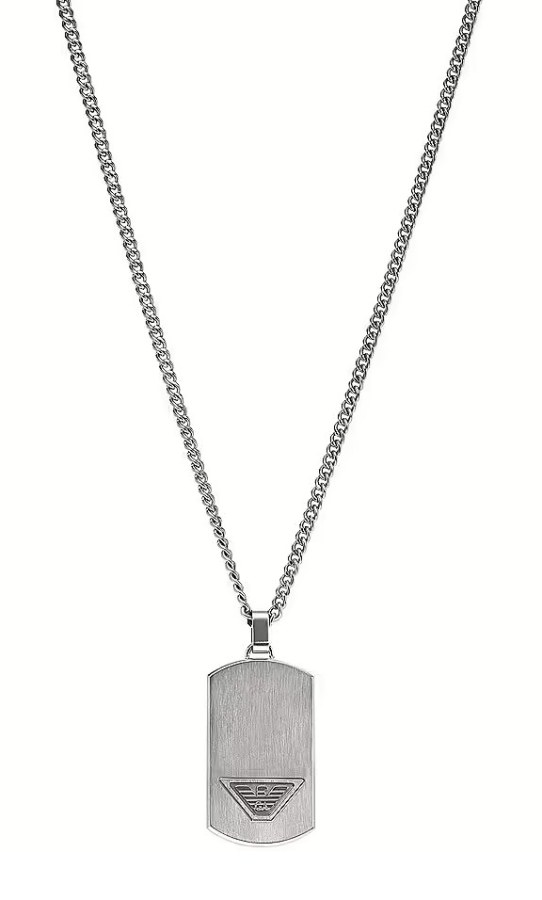 Emporio Armani Ocelový náhrdelník pro muže Eagle Logo EGS3125040 Emporio Armani Ocelový náhrdelník pro muže Eagle Logo EGS3125040 - Náhrdelníky