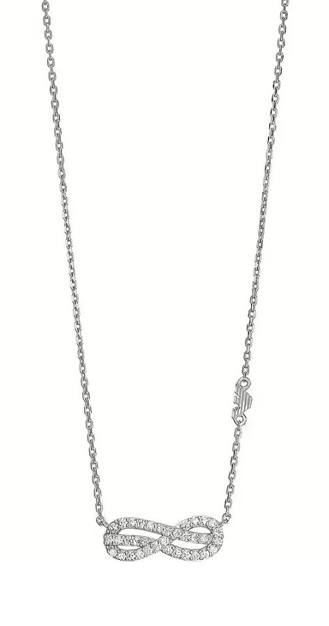 Emporio Armani Nadčasov stříbrný náhrdelník s kubickými zirkony EG3597040 Emporio Armani Nadčasov stříbrný náhrdelník s kubickými zirkony EG3597040 - Náhrdelníky