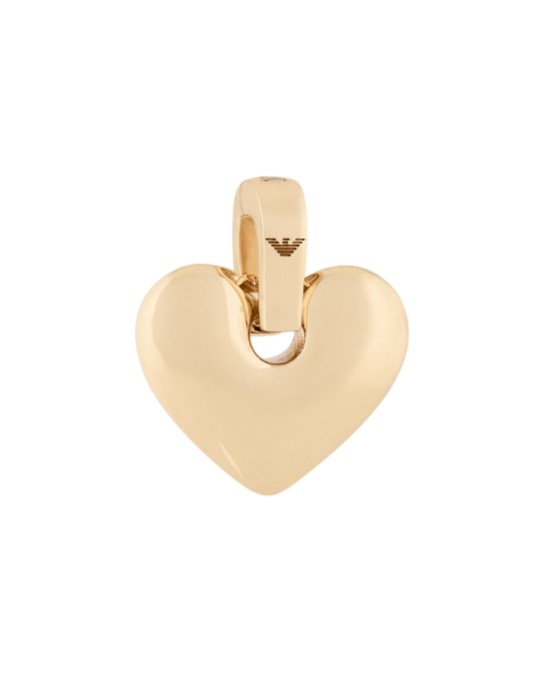 Emporio Armani Pozlacený srdíčkový přívěsek Charm EGS3284710 - Přívěsky Přívěsky na náramky