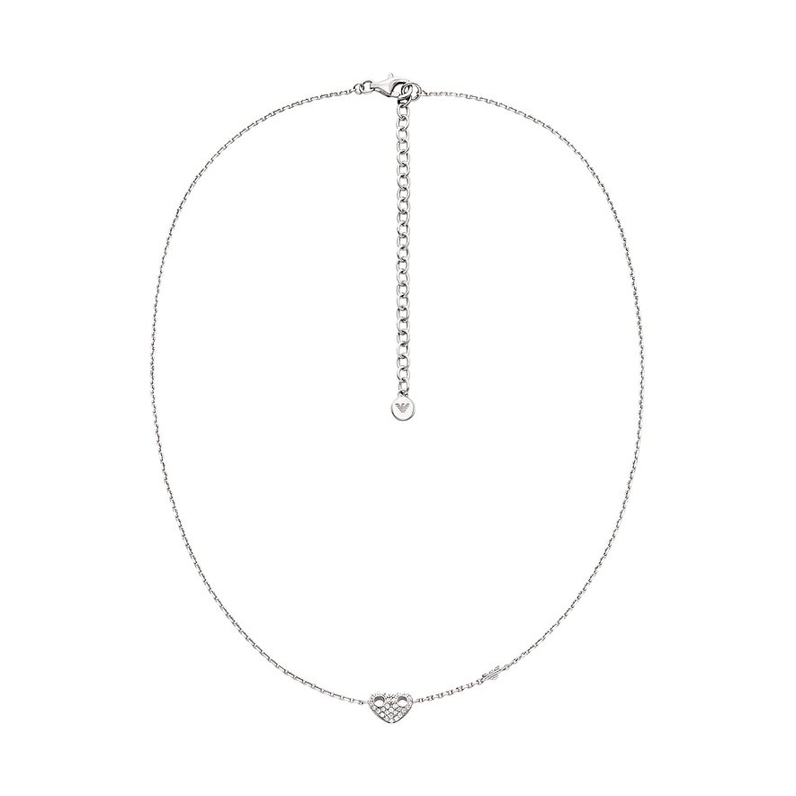 Emporio Armani Půvabný náhrdelník se zirkony Srdce EG3646040 - Náhrdelníky Náhrdelníky s&nbsp;kameny