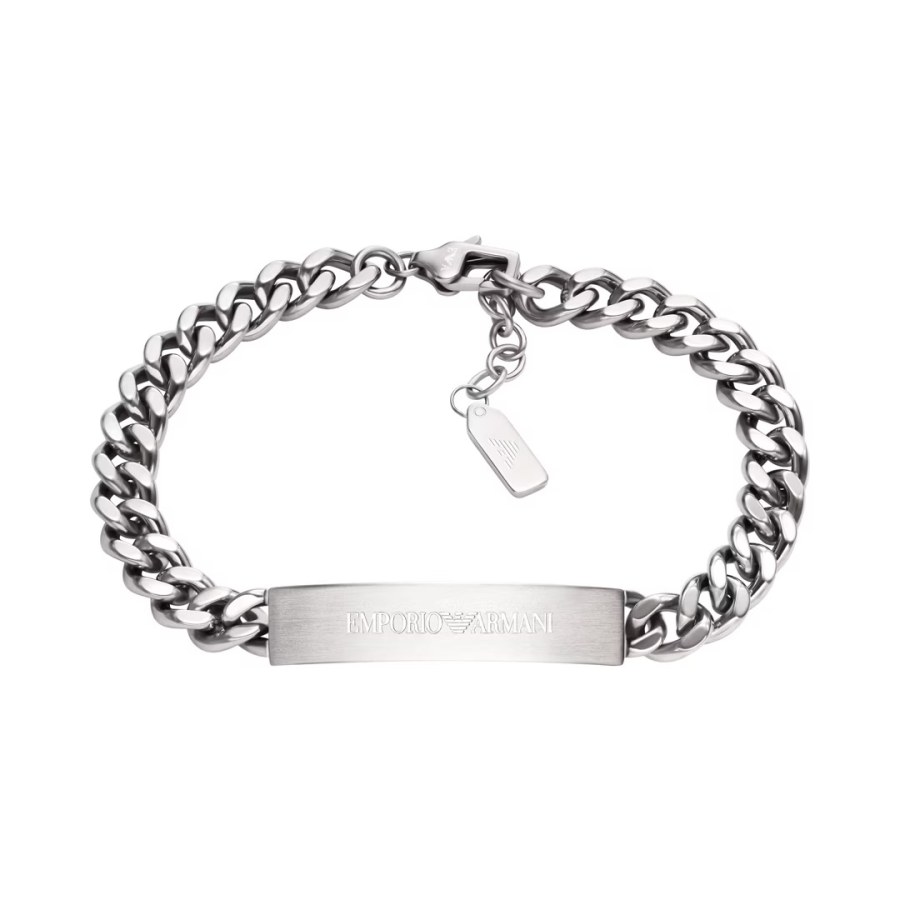 Emporio Armani Stylový pánský náramek z oceli EGS3304040