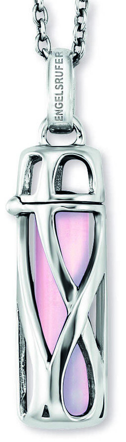 Engelsrufer Designový náhrdelník s přívěskem a růženínem vel. S ERN-HEAL-RQ-S (řetízek, přívěsek) - Náhrdelníky