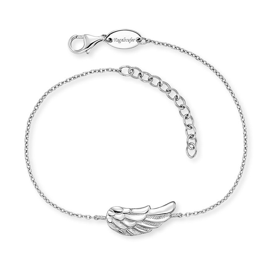 Engelsrufer Nadčasový stříbrný náramek s andělským křídlem ERB-FLYWING-59 - Náramky Náramky se symboly