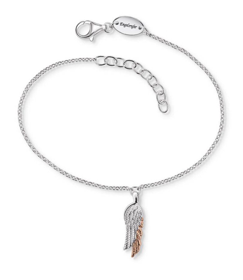 Engelsrufer Půvabný stříbrný bicolor náramek Wingduo ERB-WINGDUO-BIR - Náramky Náramky s přívěsky