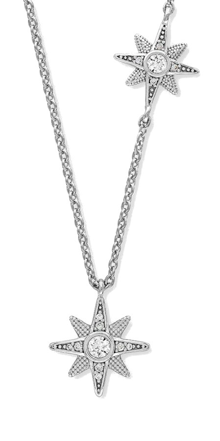 Engelsrufer Půvabný stříbrný náhrdelník s kubickými zirkony ERN-2NSTAR-ZI (řetízek, přívěsek) - Náhrdelníky