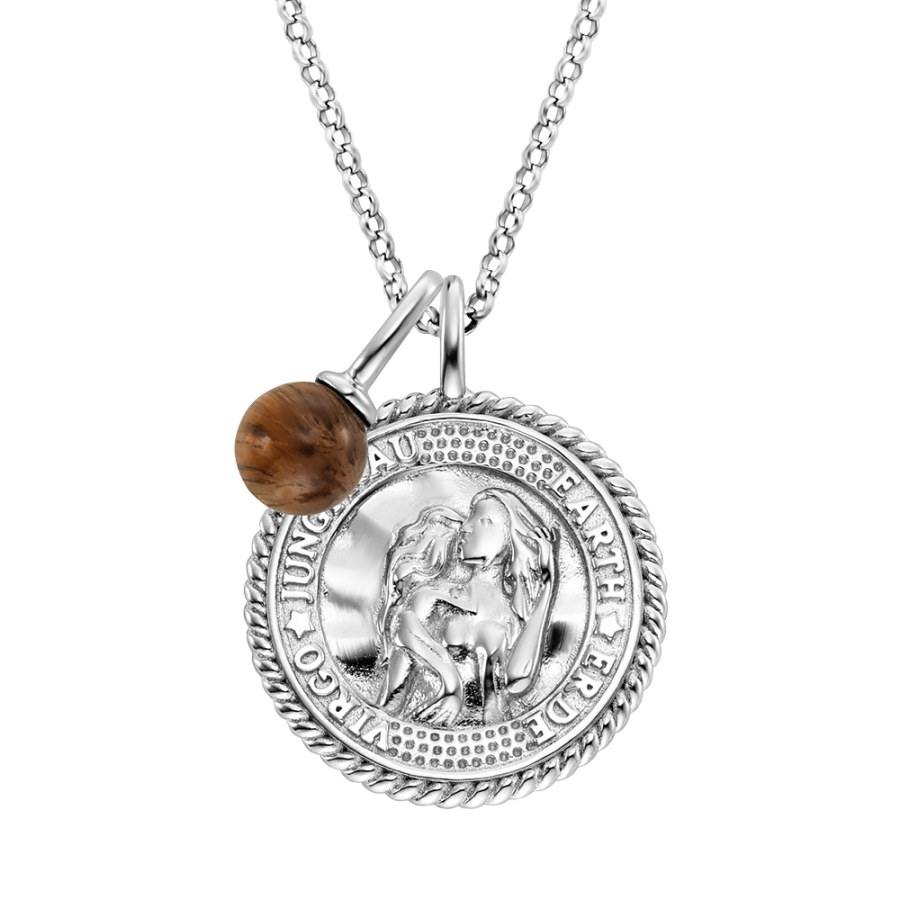Engelsrufer Stříbrný náhrdelník Panna ERN-VIRGO-TEZI (řetízek, 2x přívěsek) - Náhrdelníky