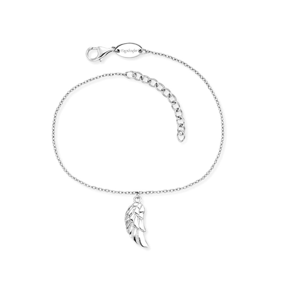 Engelsrufer Stříbrný náramek s andělským křídlem ERB-FLYWING-H - Náramky Náramky se symboly
