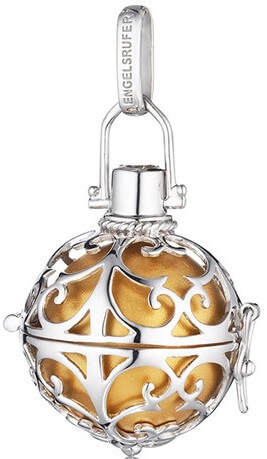 Engelsrufer Stříbrný přívěsek Andělský zvonek se zlatou rolničkou ER-09 1,6 cm - Přívěsky a korálky