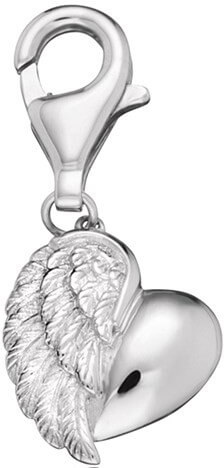 Engelsrufer Stříbrný přívěsek na náramek Srdce s křídlem ERC-HEARTWING - Přívěsky a korálky