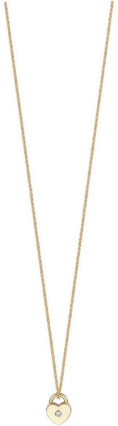 Esprit Pozlacený náhrdelník se srdíčkem Fave ESNL01171242 - Náhrdelníky