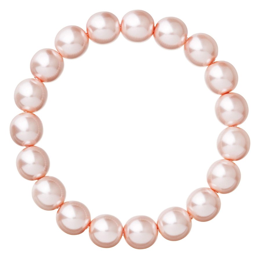 Evolution Group Elegantní perlový náramek 56010.3 rose - Náramky Perlové náramky