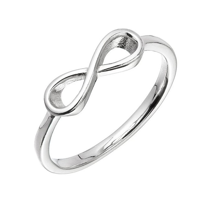 Evolution Group - Pavona Elegantní stříbrný prsten Nekonečno 65006 51 mm Evolution Group - Pavona Elegantní stříbrný prsten Nekonečno 65006 51 mm - Prsteny Prsteny bez kamínku