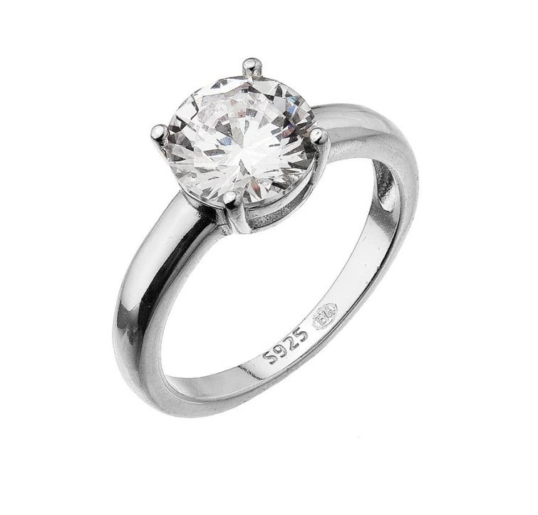 Evolution Group - Pavona Elegantní stříbrný prsten s čirým zirkonem 15012.1 crystal 58 mm Evolution Group - Pavona Elegantní stříbrný prsten s čirým zirkonem 15012.1 crystal 58 mm - Prsteny Prsteny s kamínkem