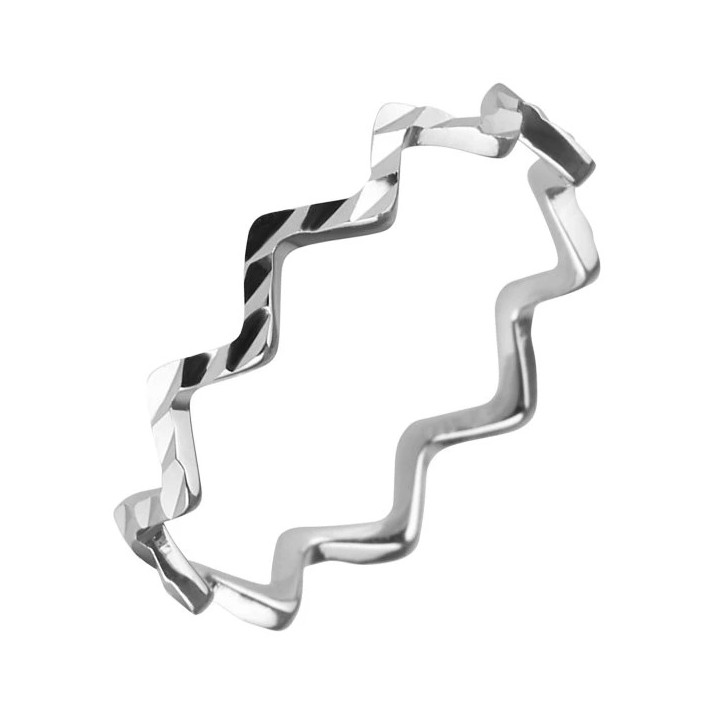 Evolution Group - Pavona Elegantní stříbrný prsten vlnky s ozdobným prolisováním 65008 52 mm Evolution Group - Pavona Elegantní stříbrný prsten vlnky s ozdobným prolisováním 65008 52 mm - Prsteny Prsteny bez kamínku