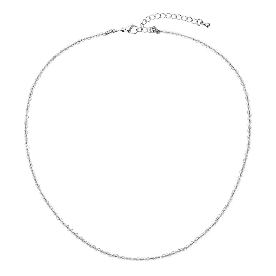 Evolution Group - Pavona Korálkový náhrdelník z křemene 42012.3 Grey quartz Evolution Group - Pavona Korálkový náhrdelník z křemene 42012.3 Grey quartz - Náhrdelníky