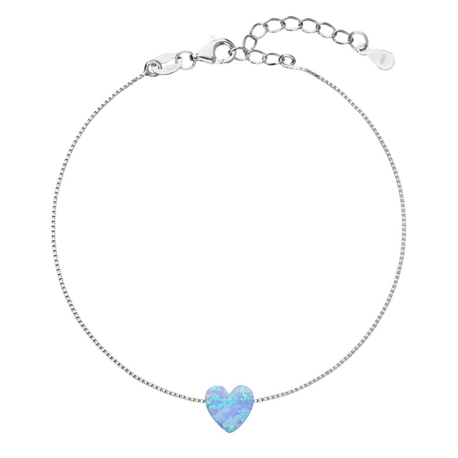 Evolution Group - Pavona Něžný náramek se syntetickým opálem 13018.3 - Náramky Náramky se symboly