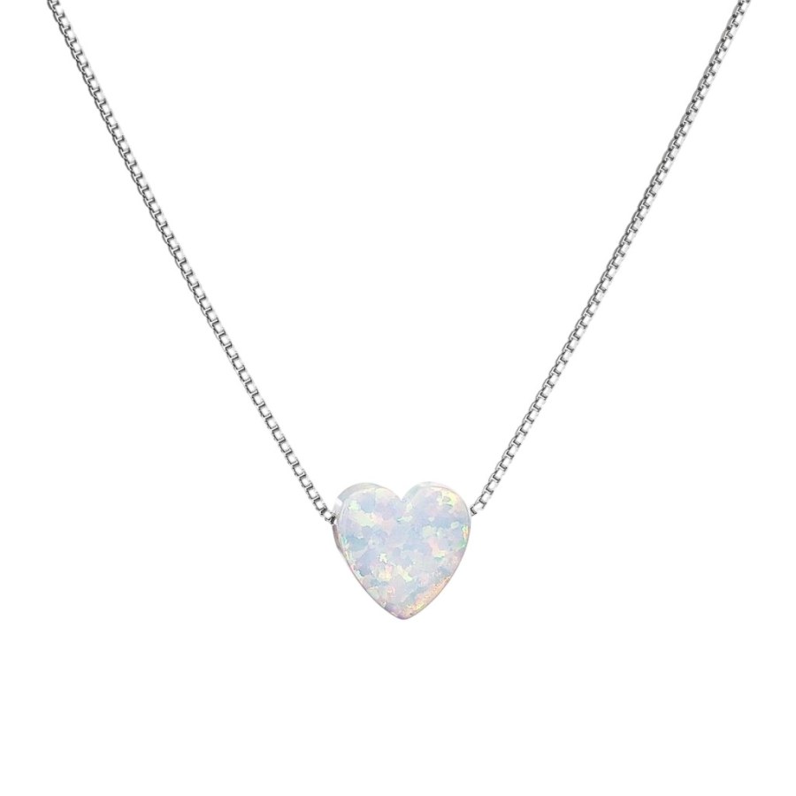 Evolution Group - Pavona Romantický náhrdelník se syntetickým opálem 12048.1 - Náhrdelníky Náhrdelníky s&nbsp;kameny