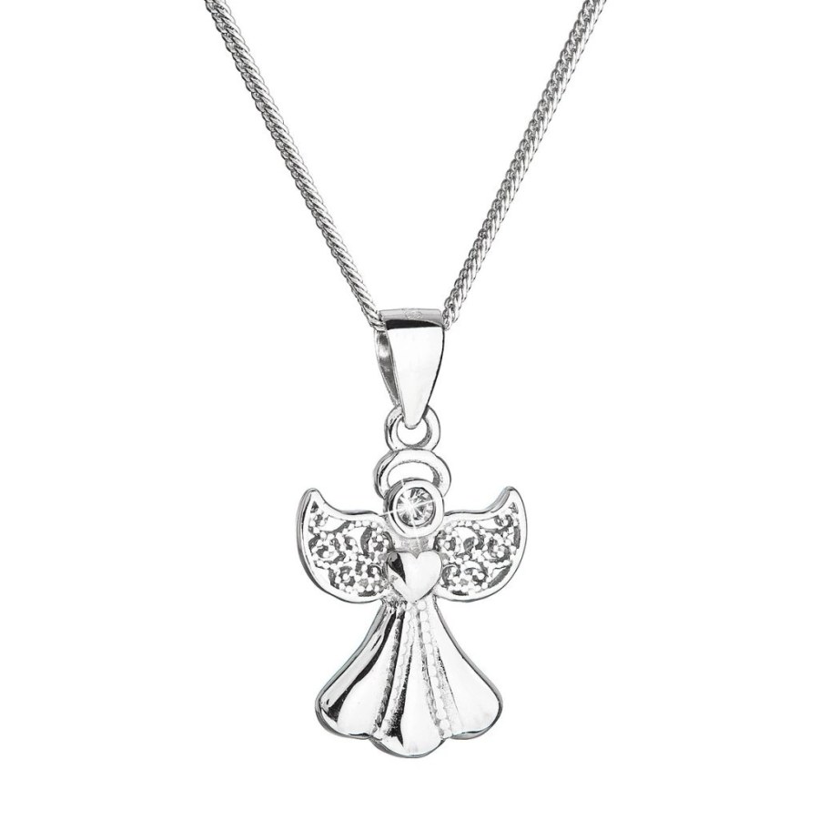 Evolution Group - Pavona Stříbrný náhrdelník Andělíček s krystalem Swarovski 32077.1 Evolution Group - Pavona Stříbrný náhrdelník Andělíček s krystalem Swarovski 32077.1 - Náhrdelníky