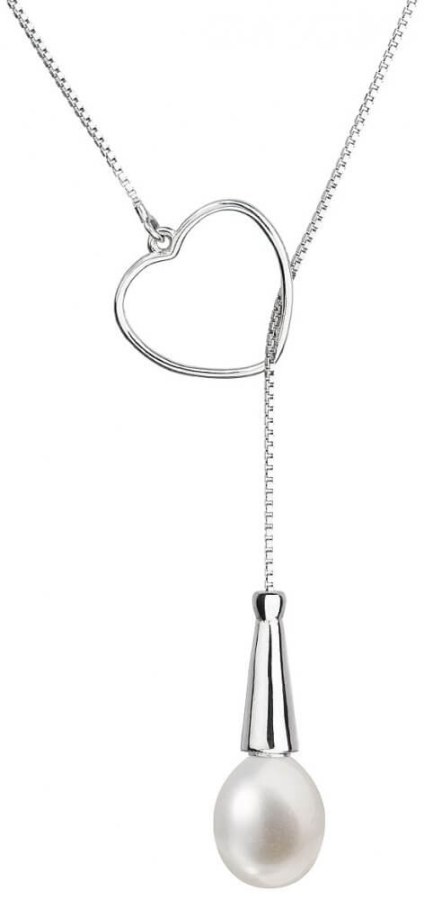 Evolution Group Stříbrný náhrdelník s pravou perlou Pavona 22026.1 - Náhrdelníky