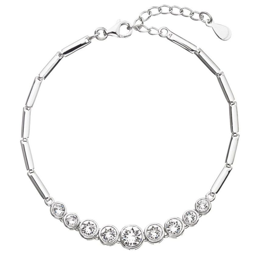 Evolution Group - Pavona Stříbrný náramek s krystaly Swarovski 33111.1 Evolution Group - Pavona Stříbrný náramek s krystaly Swarovski 33111.1 - Náramky Řetízkové náramky