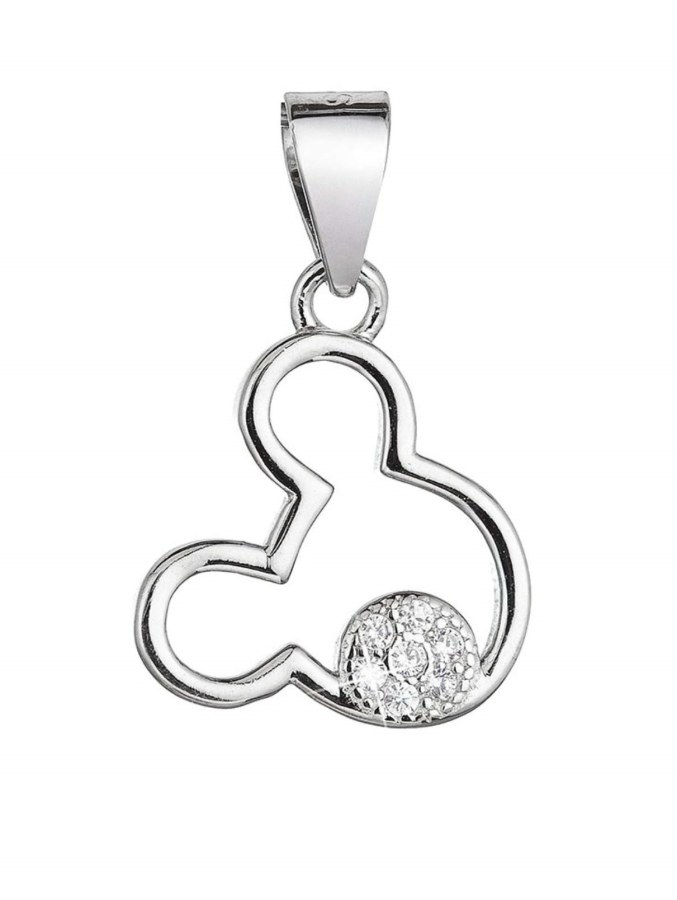 Evolution Group - Pavona Stříbrný přívěsek Mickey Mouse se zirkony 14012.1 Evolution Group - Pavona Stříbrný přívěsek Mickey Mouse se zirkony 14012.1 - Přívěsky a korálky
