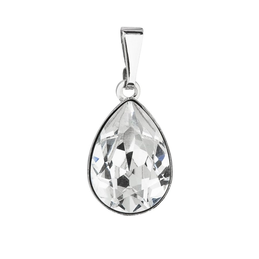 Evolution Group - Pavona Slušivý přívěsek s krystalem Swarovski Kapka 54016.1 krystal - Přívěsky Přívěsky na řetízky