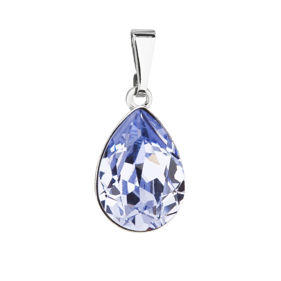 Evolution Group - Pavona Půvabný přívěsek s krystalem Swarovski Kapka 54016.3 lavender - Přívěsky Přívěsky na řetízky