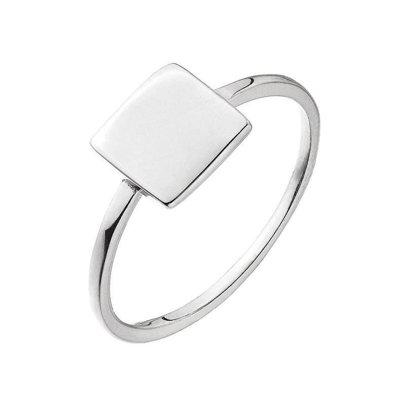 Evolution Group - Pavona Minimalistický stříbrný prsten Čtvereček 65018 50 mm Evolution Group - Pavona Minimalistický stříbrný prsten Čtvereček 65018 50 mm - Prsteny Prsteny bez kamínku