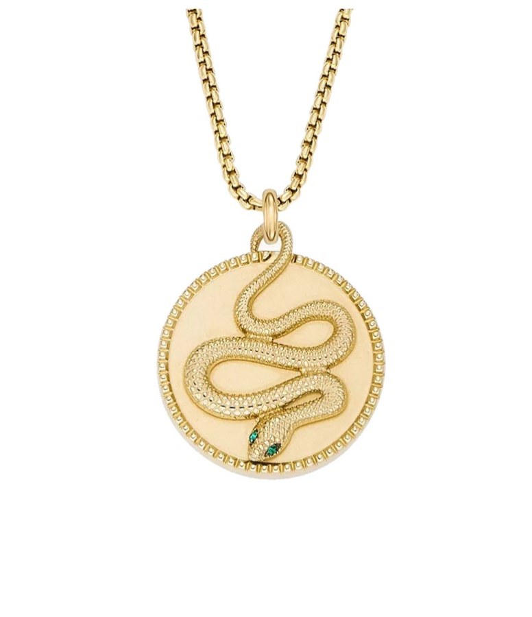 Fossil Elegantní pozlacený náhrdelník Lunar New Year JF04827710 Fossil Elegantní pozlacený náhrdelník Lunar New Year JF04827710 - Náhrdelníky