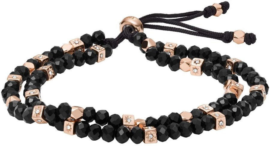 Fossil Elegantní pozlacený náramek z mosazi Arm Party JOA00798791 - Náramky Řetízkové náramky