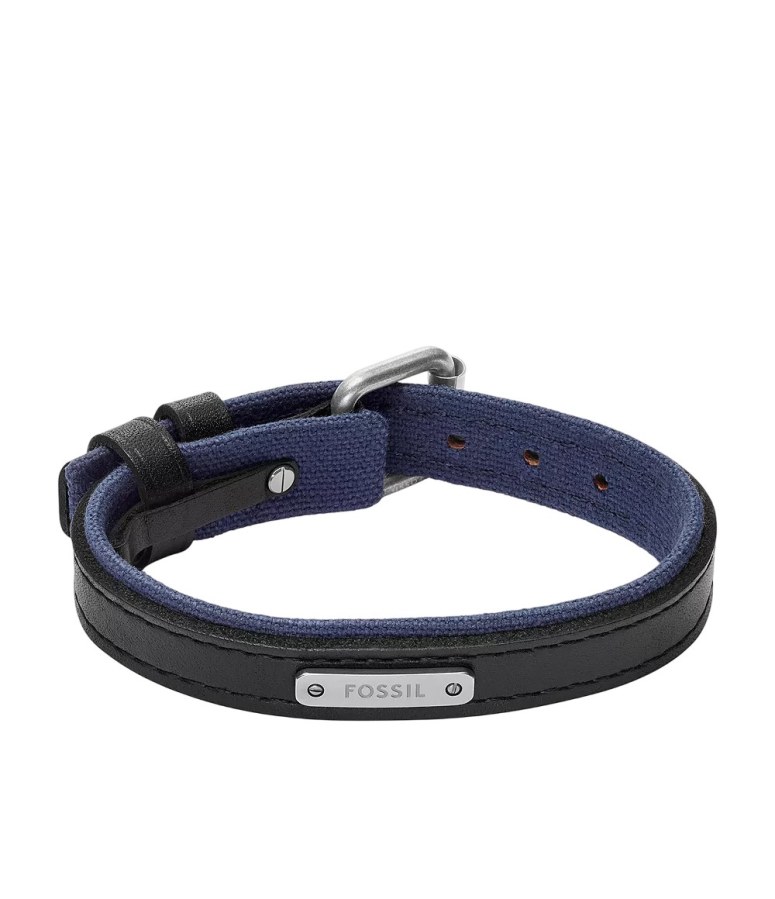 Fossil Kožený náramek pro muže Everett JA7316998