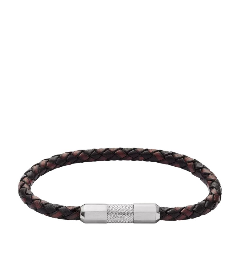Fossil Kožený náramek pro muže JF04918040