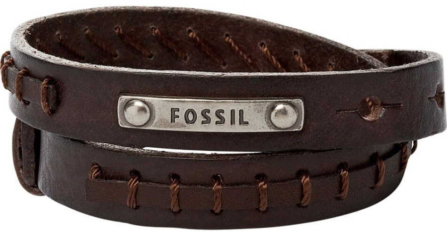 Fossil Pánský kožený náramek JF87354040 - Náramky