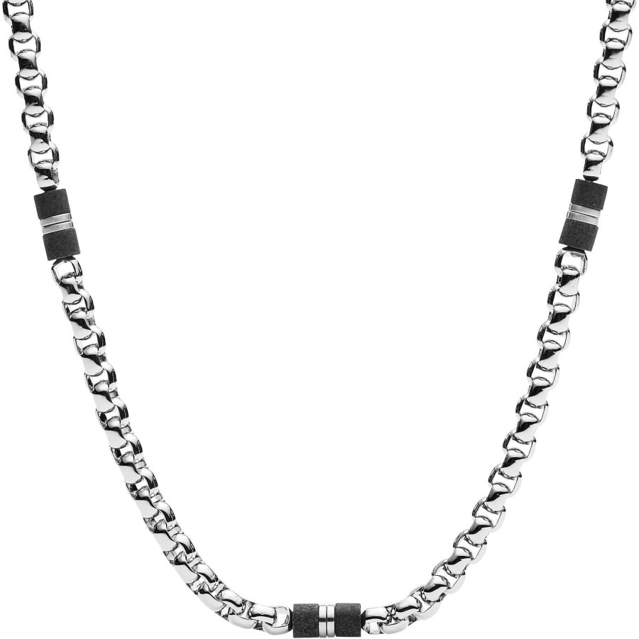 Fossil Pánský ocelový náhrdelník JF03314040 - Náhrdelníky