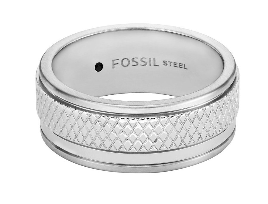Fossil Pánský ocelový prsten Knox JF04768040 63 mm Fossil Pánský ocelový prsten Knox JF04768040 63 mm - Prsteny Prsteny s kamínkem