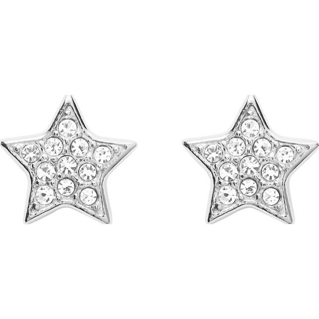 Fossil Slušivé ocelové náušnice Hvězdičky JOF00292040 - Náušnice Pecky