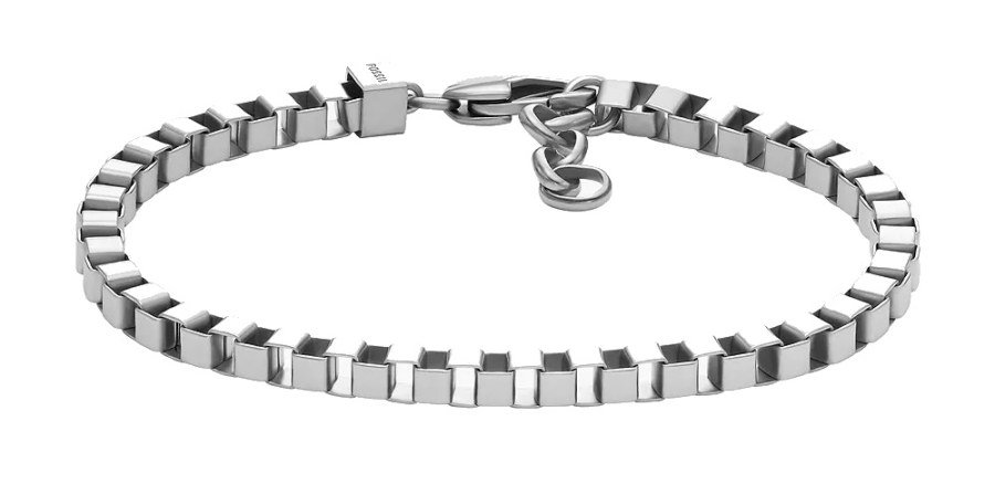 Fossil Stylový ocelový náramek Core Chains JOF01142040 - Náramky Řetízkové náramky