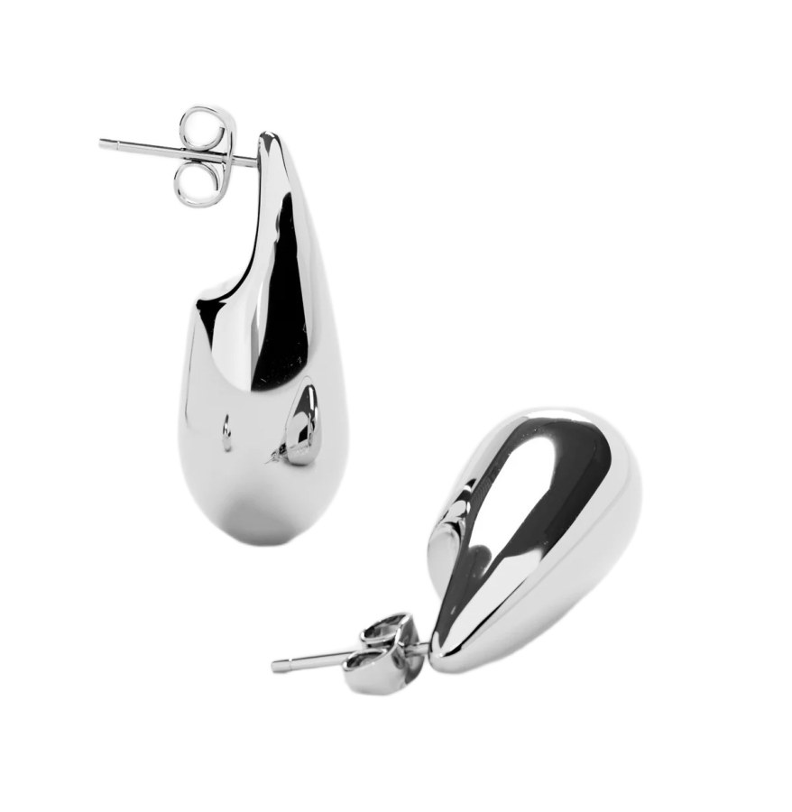 Furiosa Moderní ocelové náušnice Teardrop Drip SE-DRIP-S - Náušnice Visací náušnice