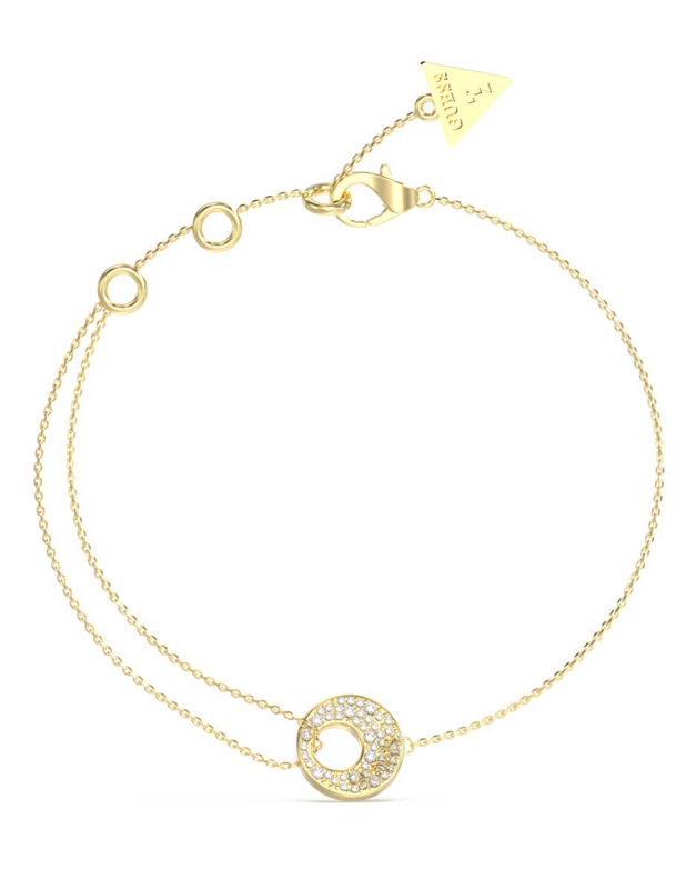 Guess Dámský pozlacený náramek Blooming Summer JUBB05224JWYG 18,5 cm Guess Dámský pozlacený náramek Blooming Summer JUBB05224JWYG 18,5 cm - Náramky Řetízkové náramky