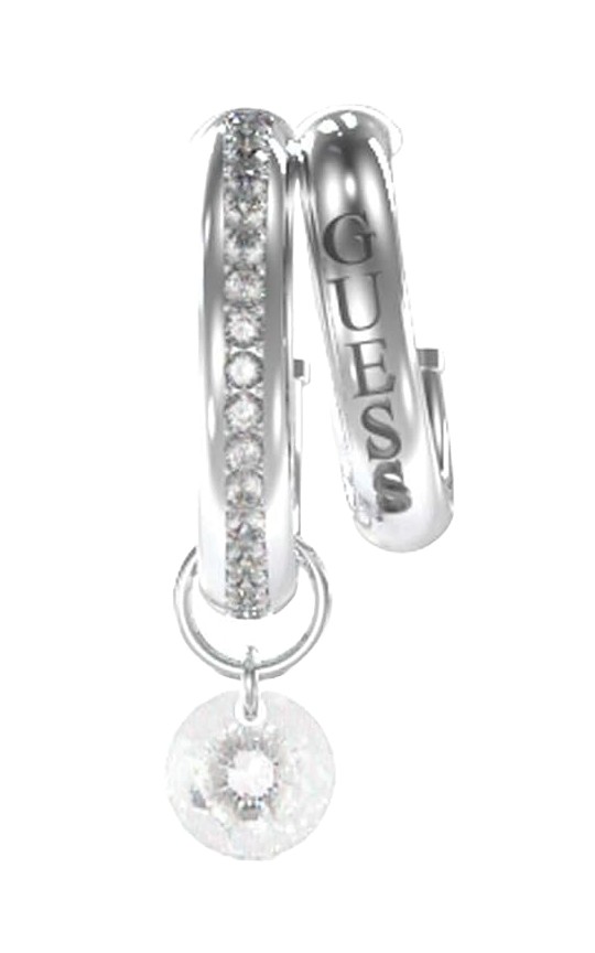 Guess Designová single náušnice Crazy Earrings JUBE03294JWRHT Guess Designová single náušnice Crazy Earrings JUBE03294JWRHT - Náušnice Asymetrické náušnice